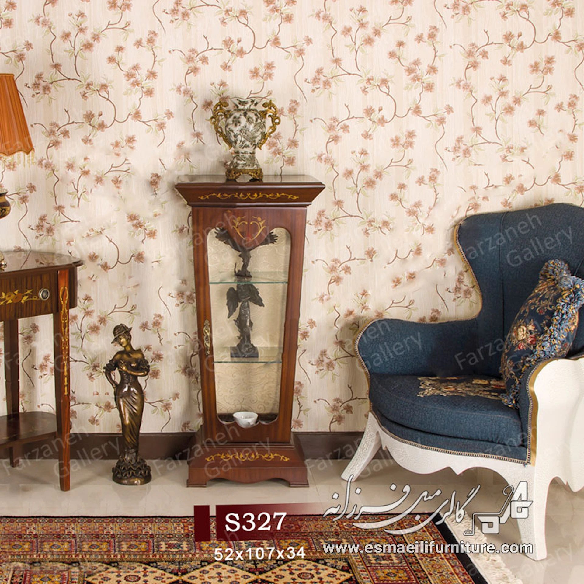 میز عسلی معرق مدل S327