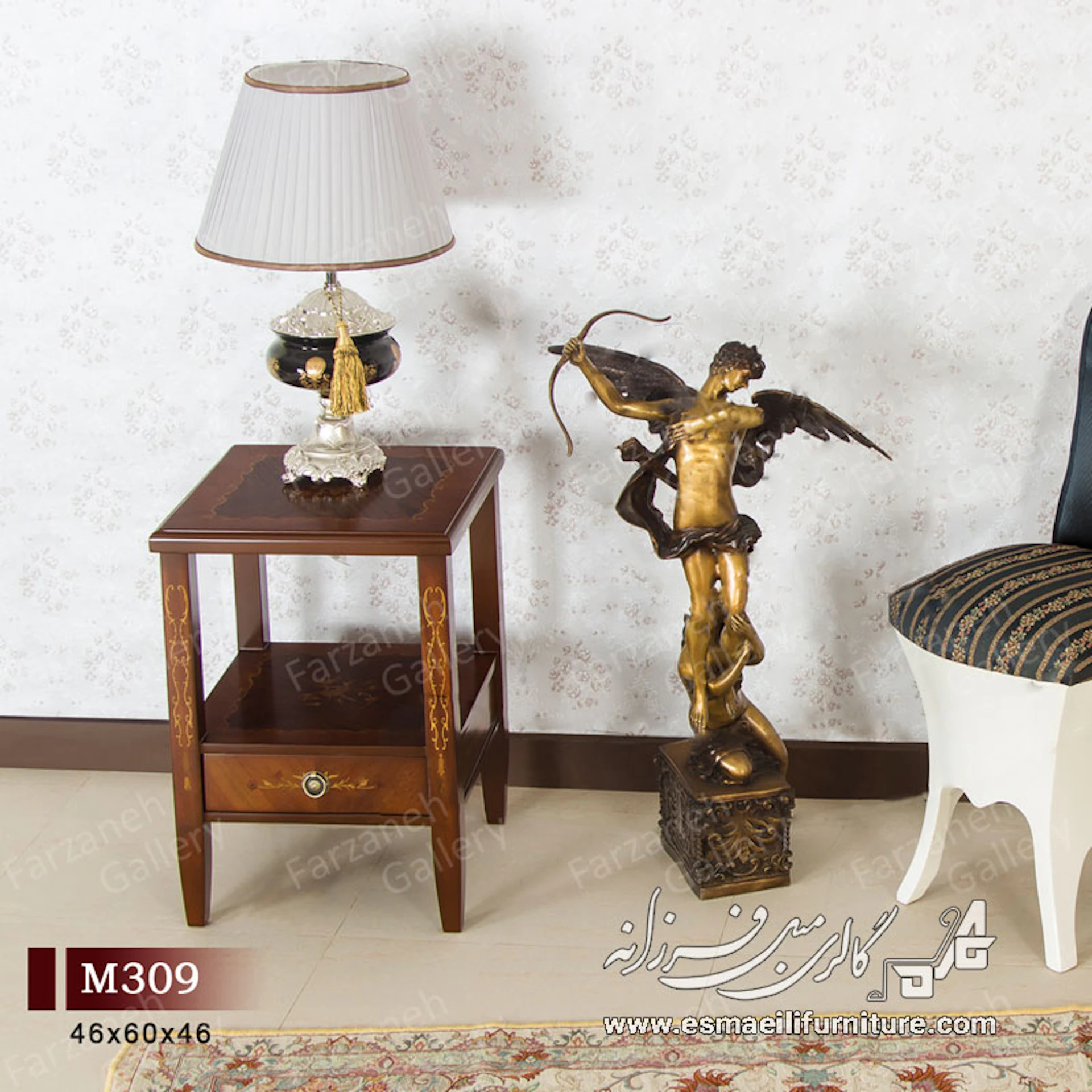 میز عسلی معرق مدل M309