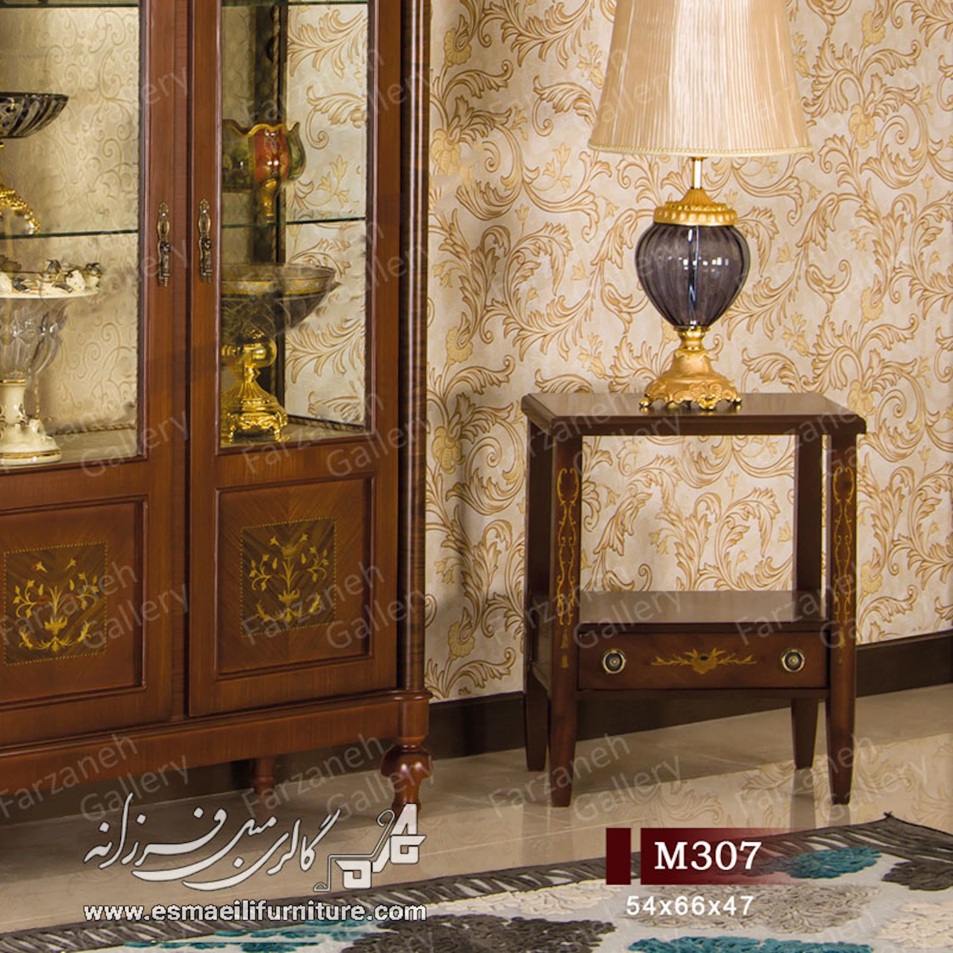 میز عسلی معرق مدل M307