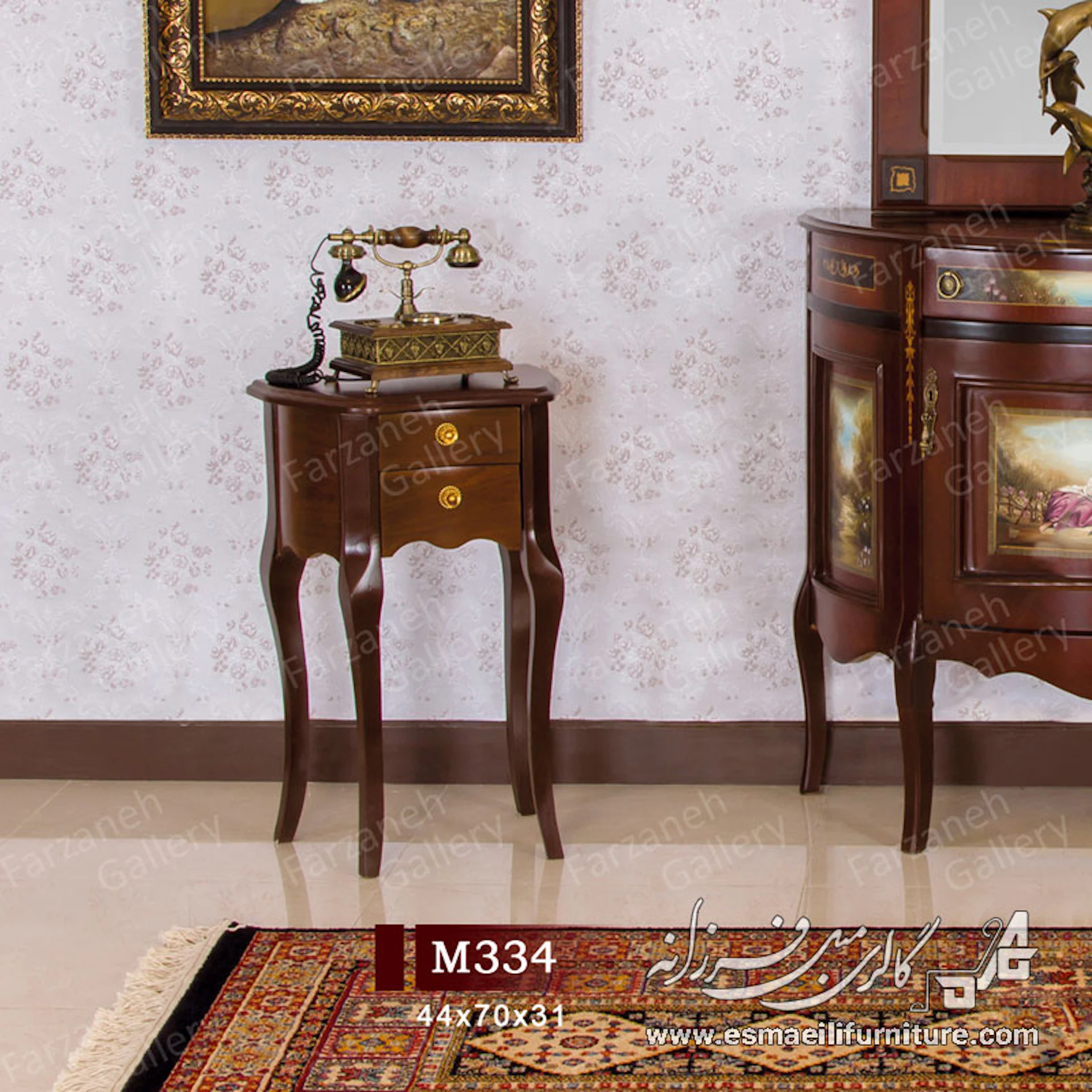 میز عسلی معرق مدل M334