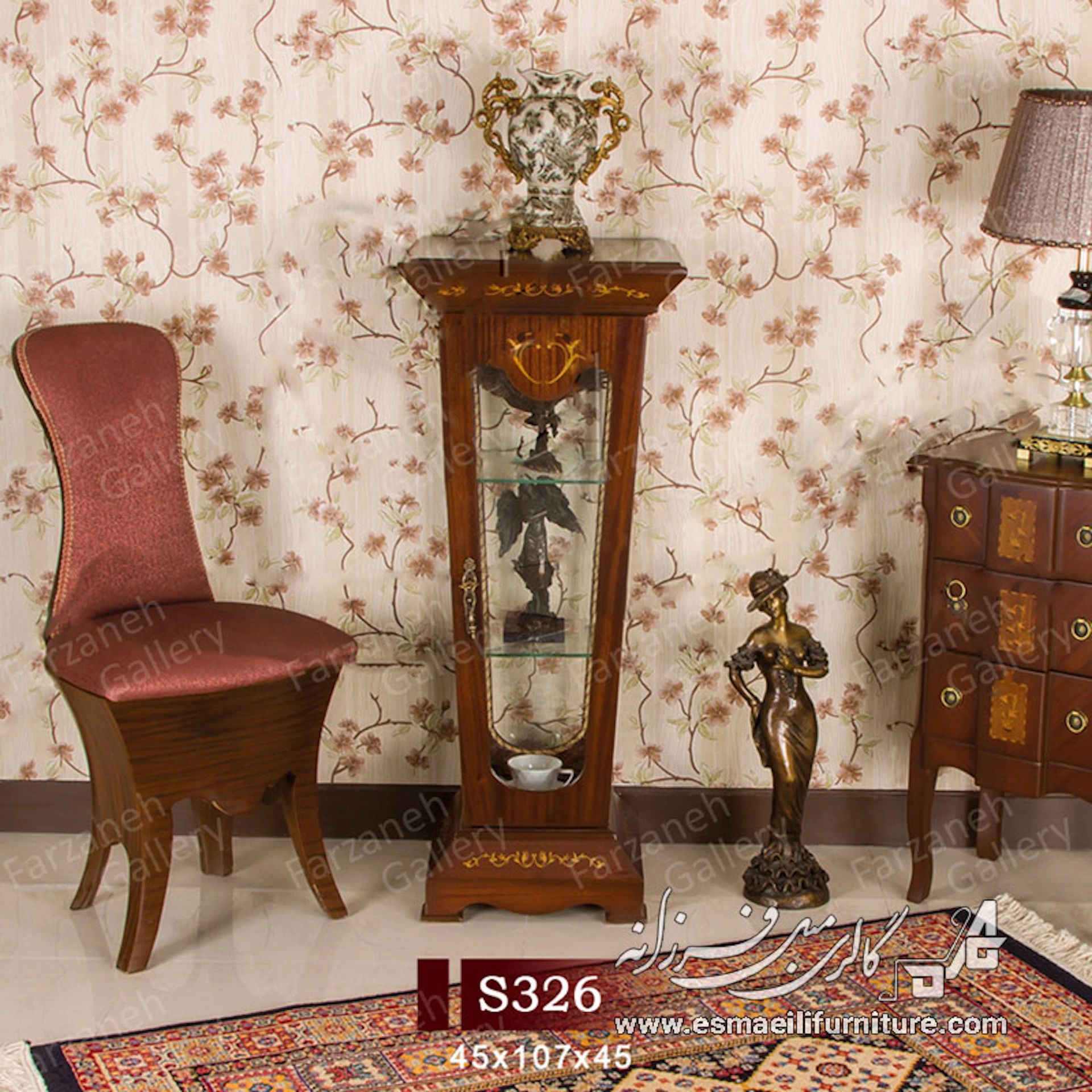 میز عسلی معرق مدل S326