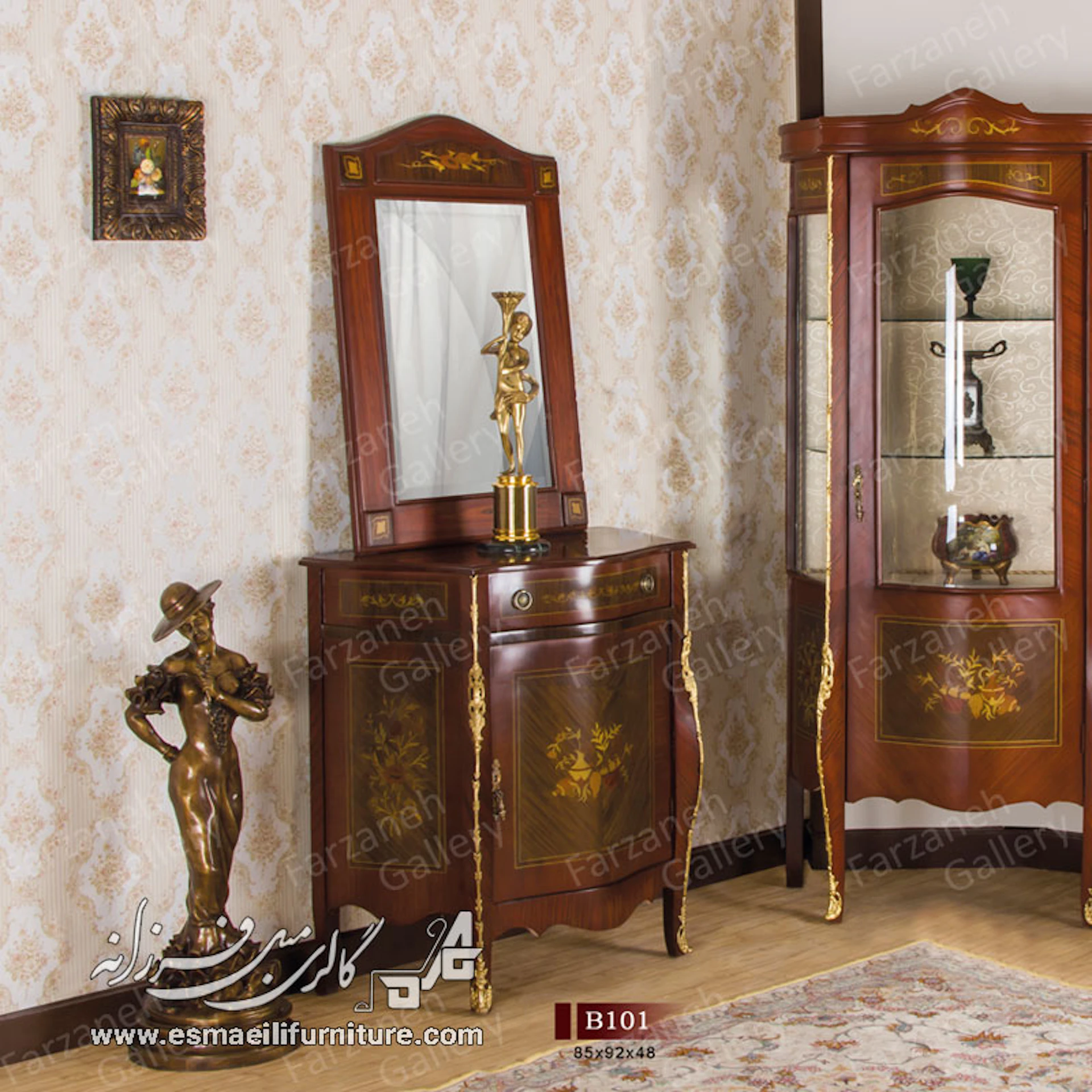 آینه کنسول معرق مدل B۱۰۱