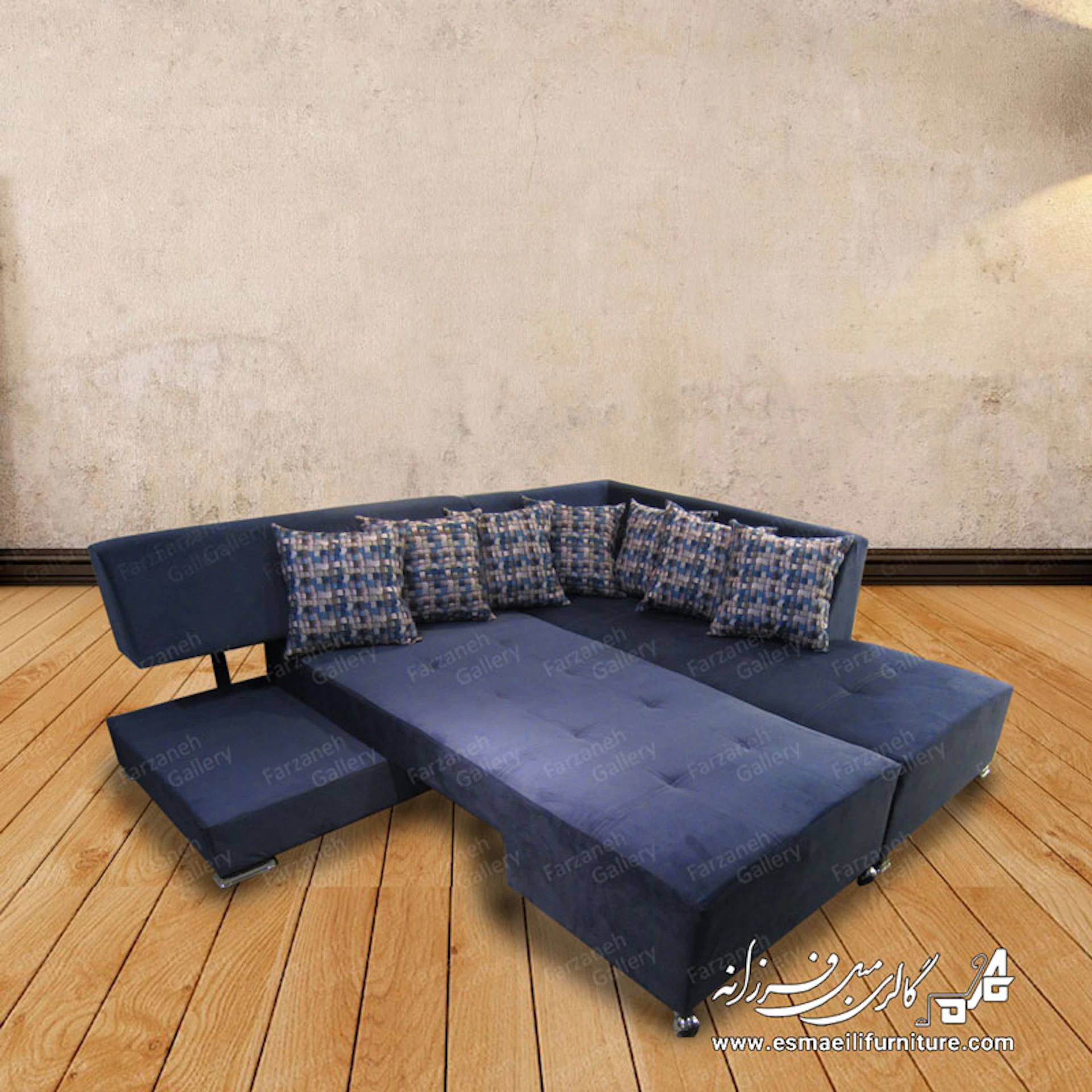 مبل ال تختخواب شو مدل TL001
