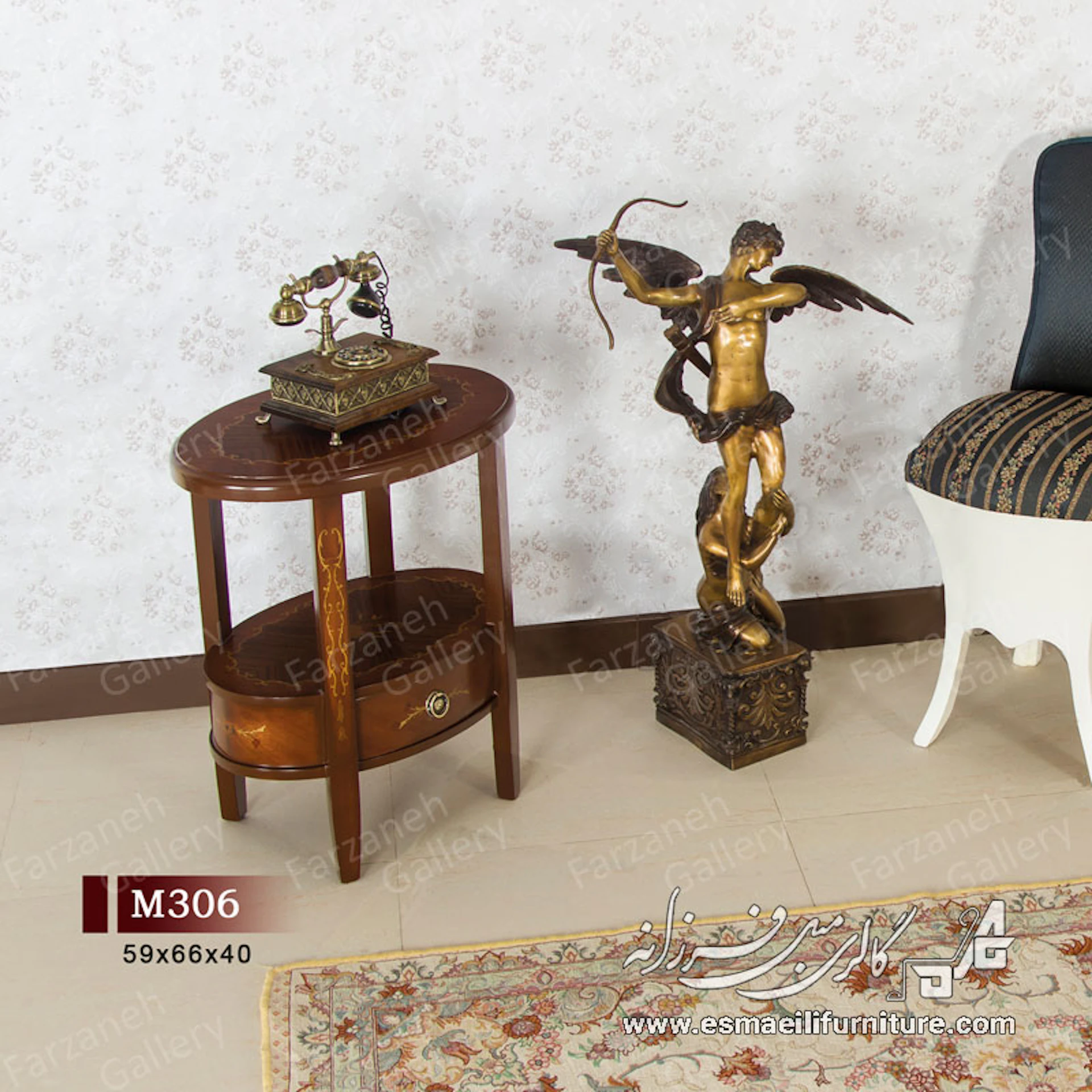 میز عسلی معرق مدل M306