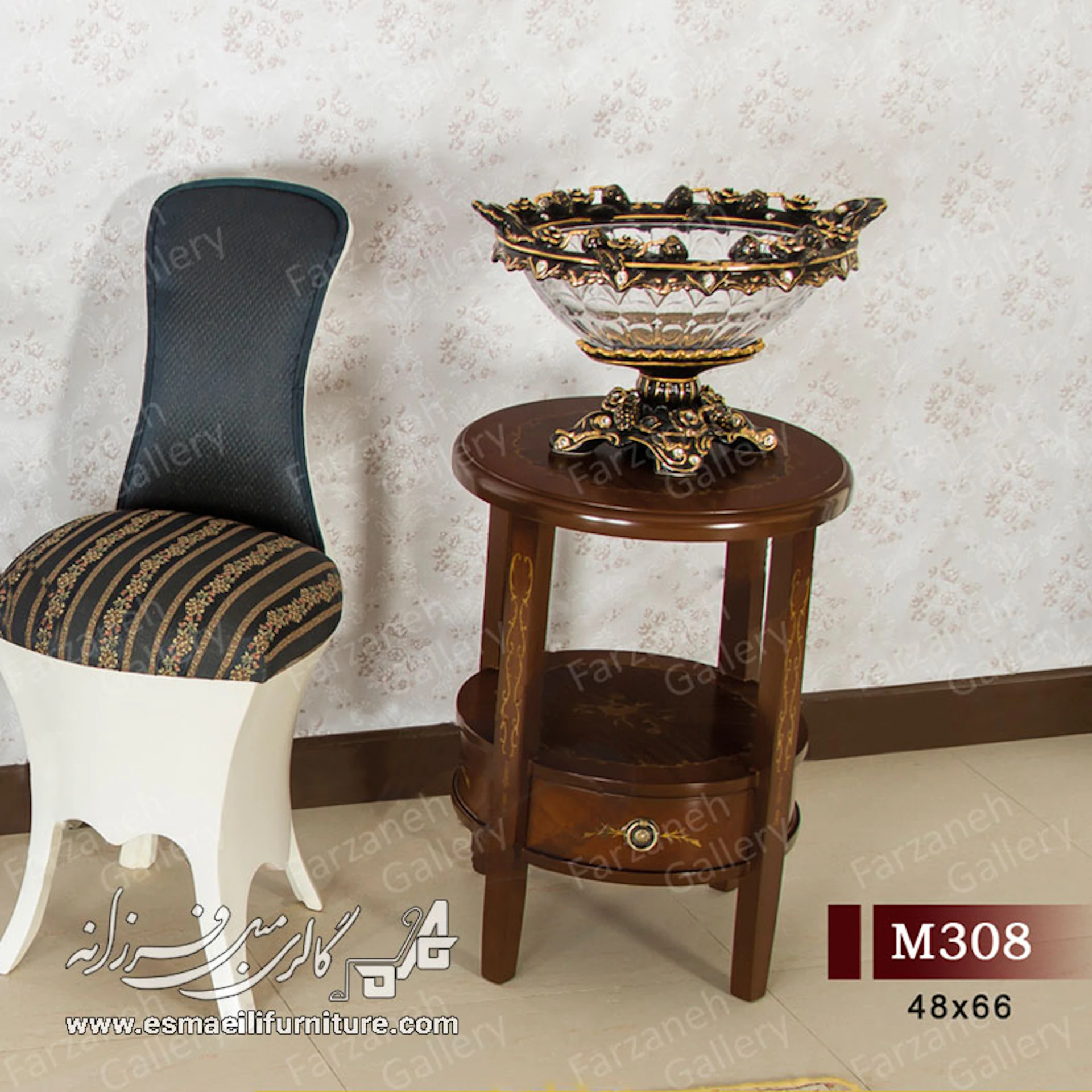 میز عسلی معرق مدل M308