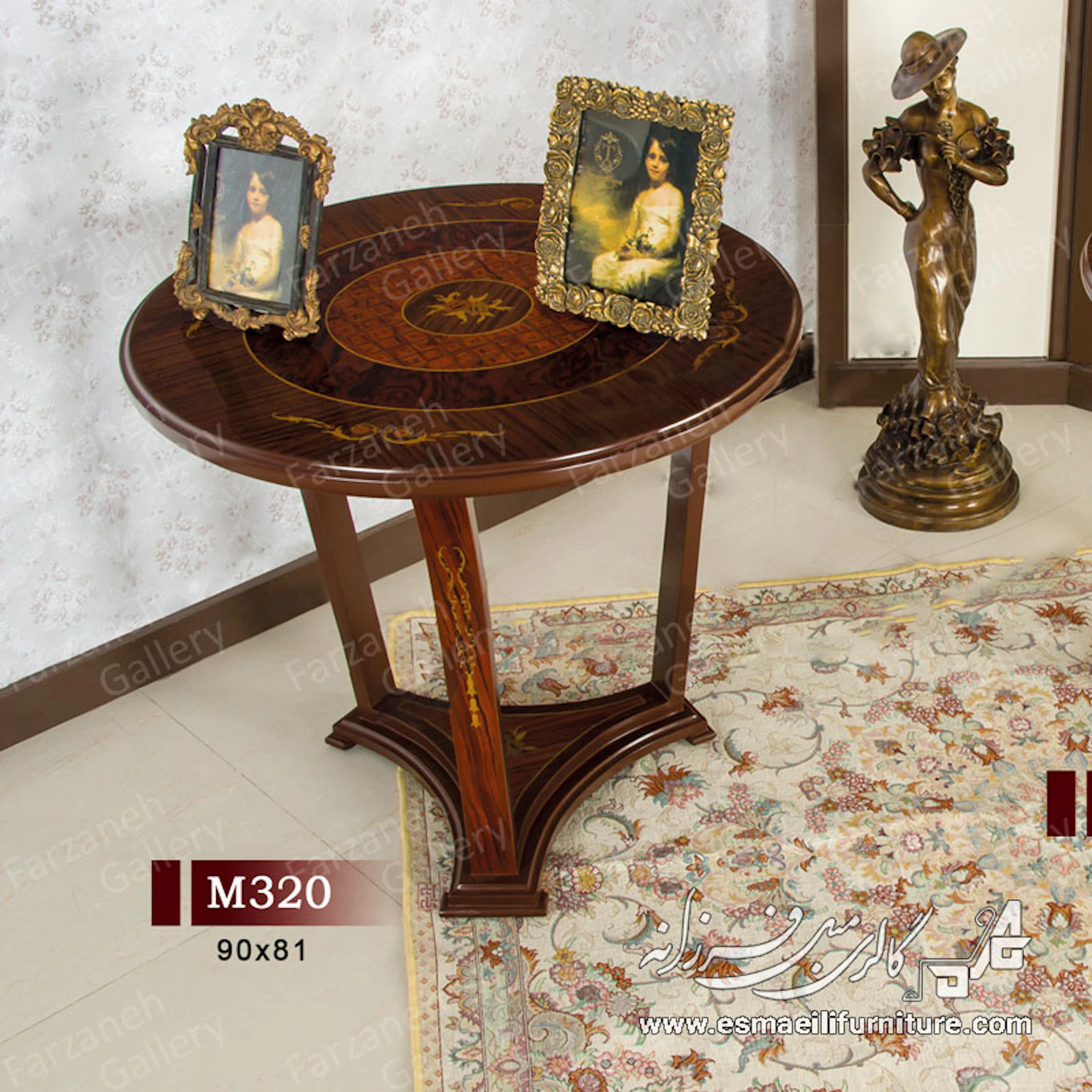 میز عسلی معرق مدل M320