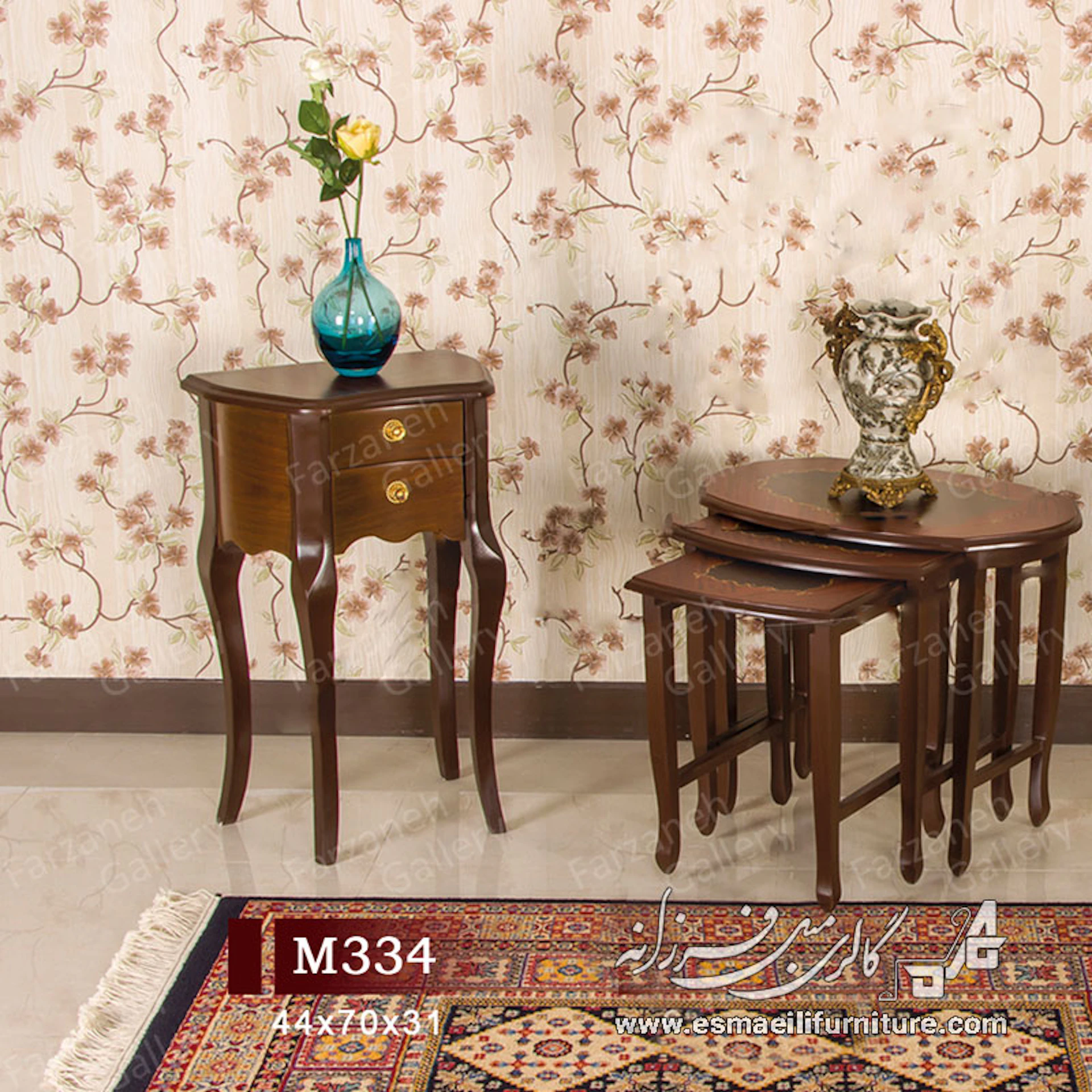 میز عسلی معرق مدل M334