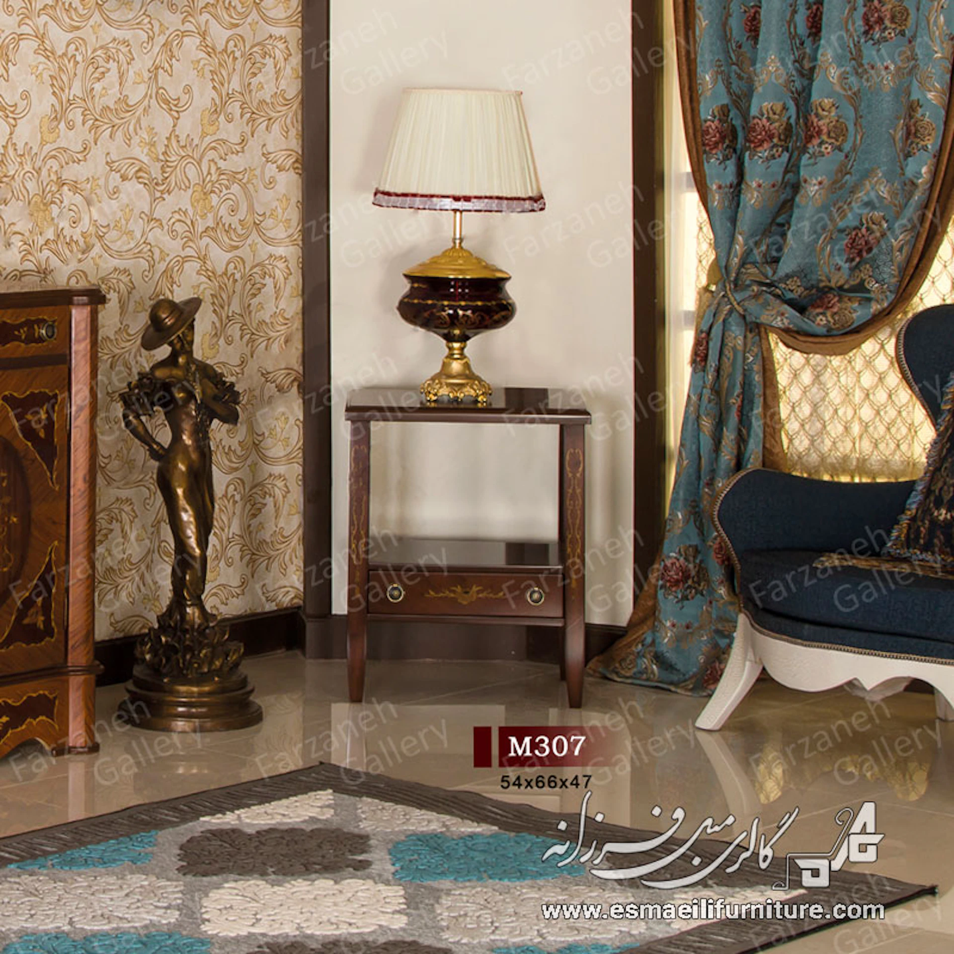 میز عسلی معرق مدل M307