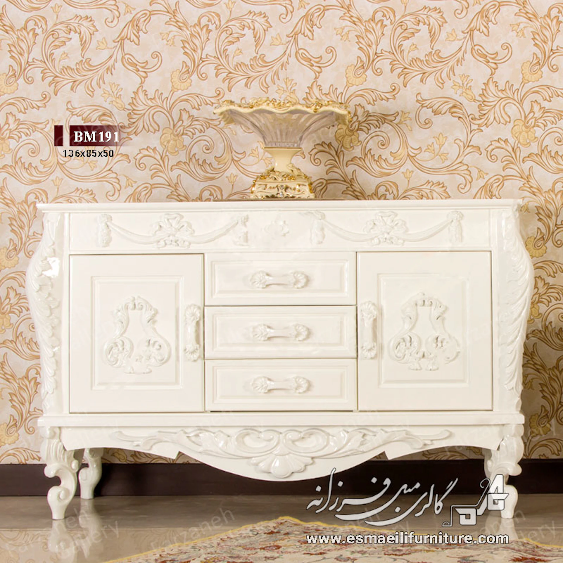 آینه کنسول معرق مدل BM191