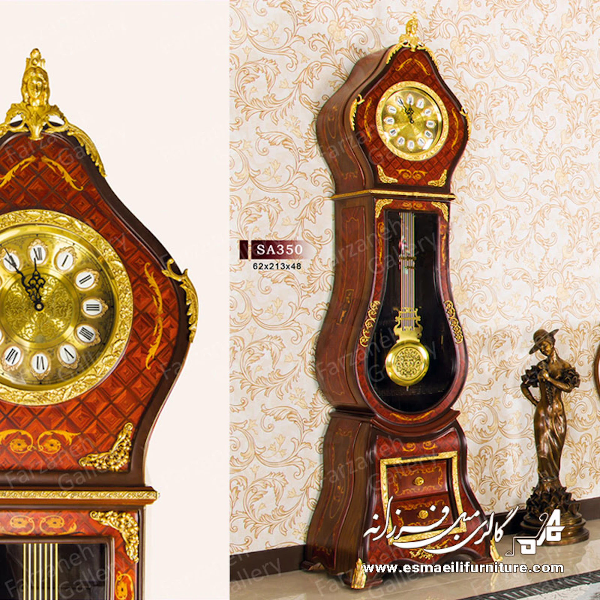 میز عسلی معرق مدل SA350