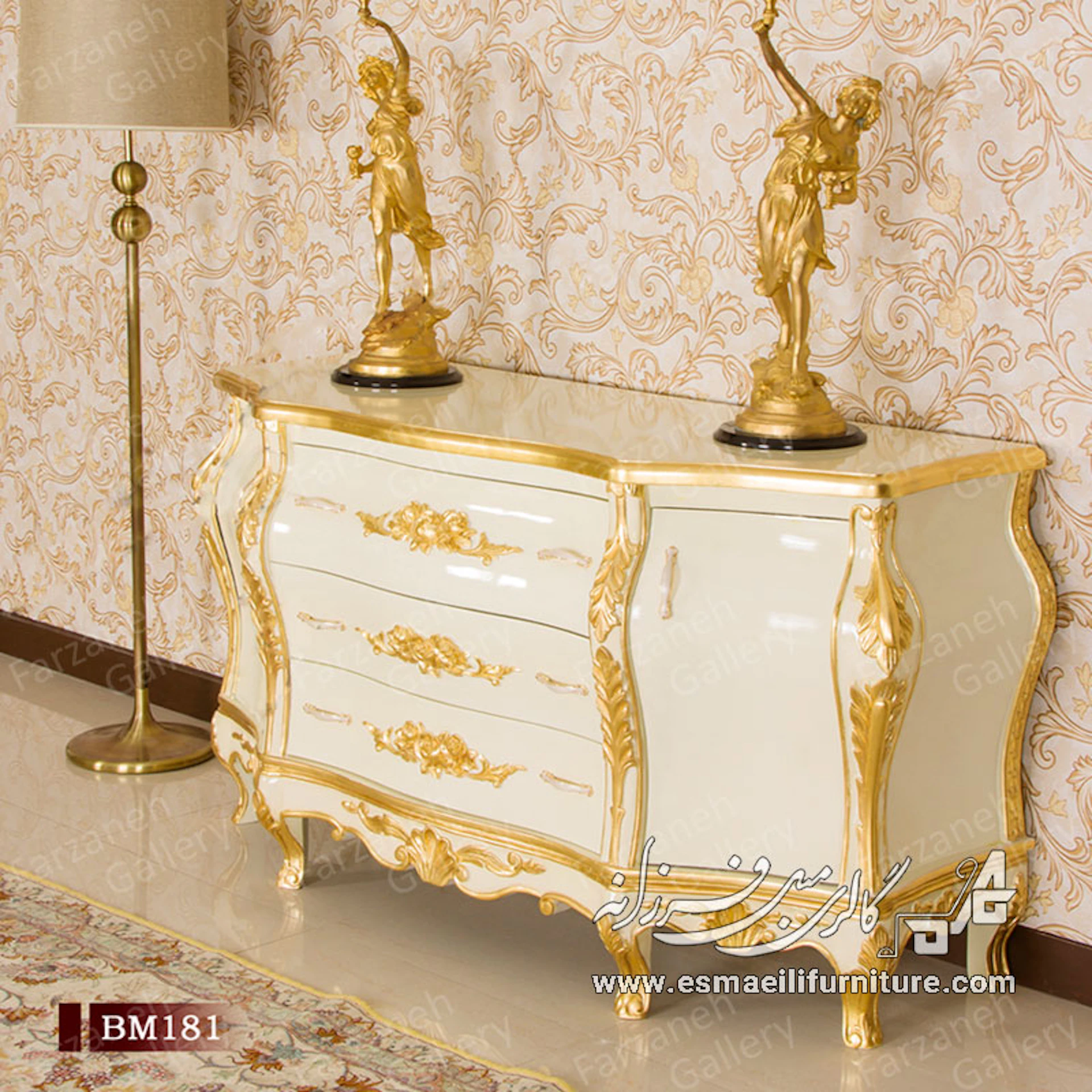 آینه کنسول معرق مدل BM181
